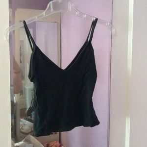 PRICE NEGOTIABLE V-neck cropped tank top